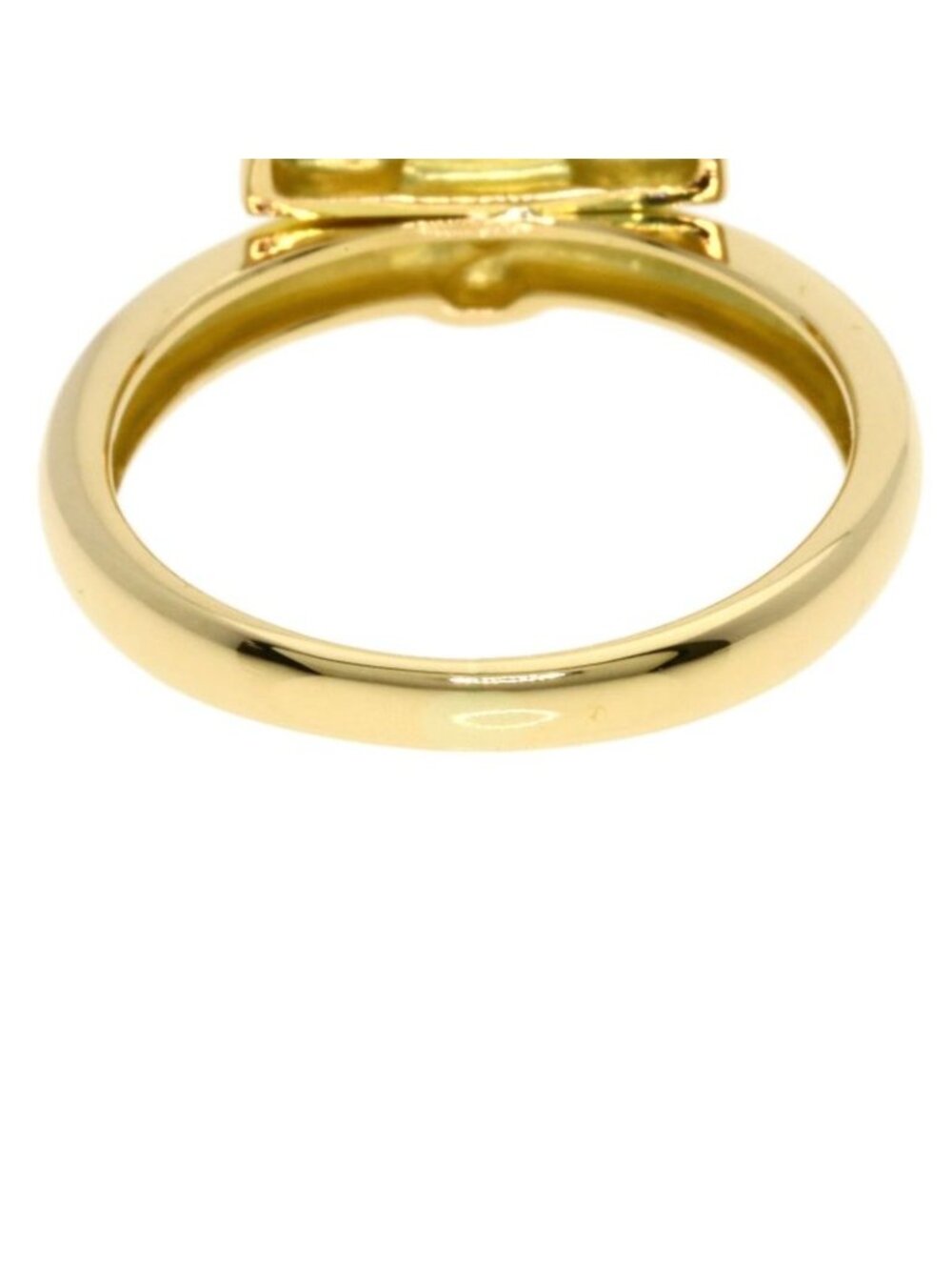 Celine Logo Diamond Ring 18k Yellow Gold - Picture 11 of 11